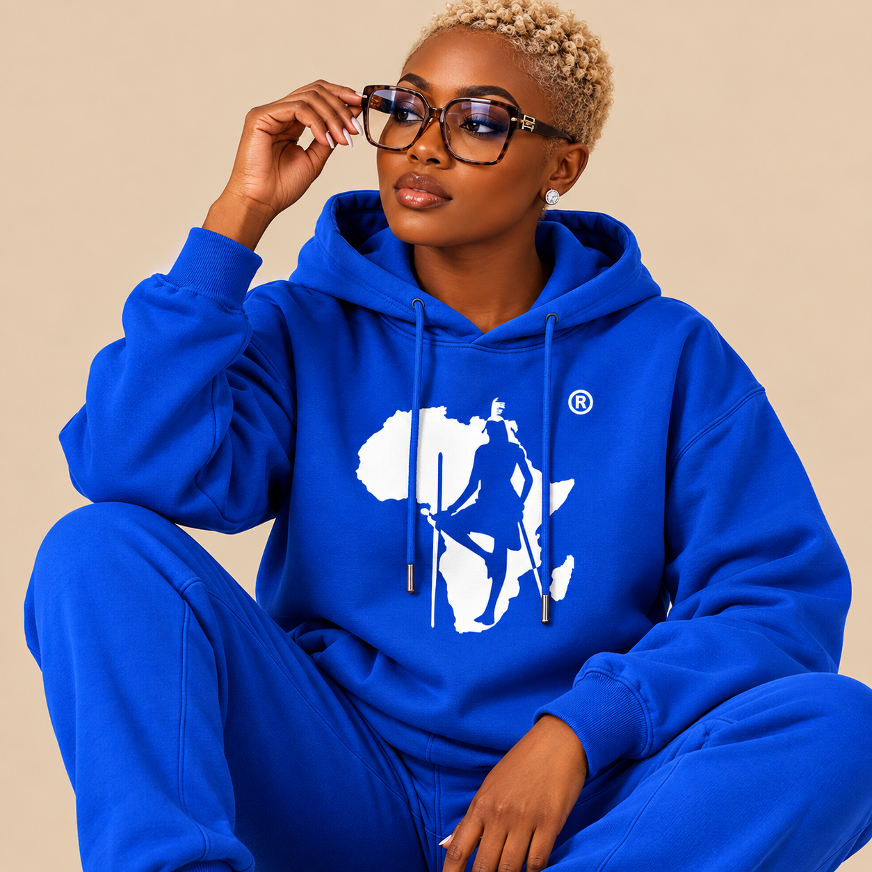 African Native Hoodie suit